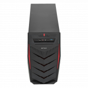 Carcase - Carcasa Noua Serioux Mustang Black, Middle Tower, ATX, Sursa 450W, Calculatoare Componente PC Second Hand Carcase