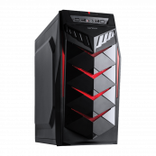 Carcasa Noua Serioux Mustang Black, Middle Tower, ATX, Sursa 450W Carcase