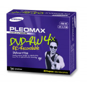 DVD-RW Samsung Pleomax 4.7GB, 1-4X, Jewel Case, 5 Bucati Software & Diverse