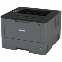 Imprimanta Second Hand Laser Monocrom Brother HL-L5200DW, Duplex, A4, 40ppm, 1200 x 1200, USB, Retea, Wireless