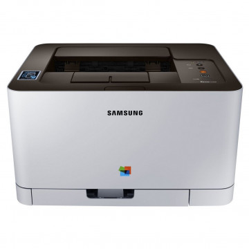 Imprimanta Laser Color Samsung Xpress C410W, A4, 19ppm, 2400 x 600 dpi, USB, Retea, Wireless, Second Hand Imprimante Second Hand