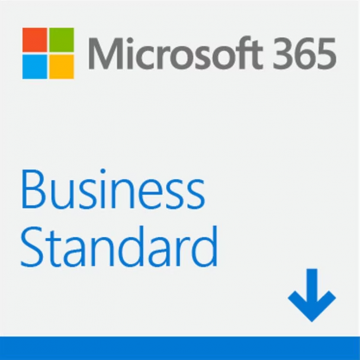Licenta Cloud Retail Microsoft 365 Business Standard, English, Subscriptie 1an, Medialess Software 1