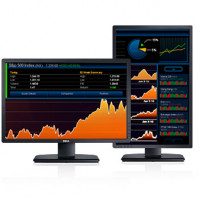 Monitor Second Hand DELL U2412MC, 24 Inch IPS LED, 1920 x 1200, VGA, DVI, DisplayPort, USB, Grad A-