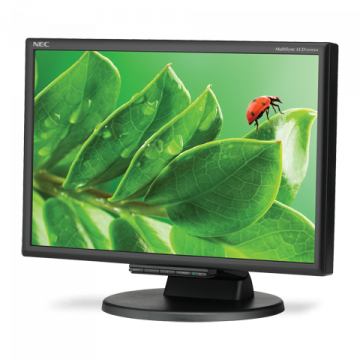 Monitor NEC MultiSync 195WXM, 19 Inch LCD, 1440 x 900, DVI, Grad A--, Second Hand Monitoare cu Pret Redus