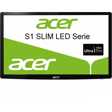 Monitor ACER S221HQL, 21.5 Inch Full HD LED, VGA, DVI, Fara Picior, Second Hand Monitoare cu Pret Redus