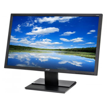 Monitor LCD Acer V246HL, 24 Inch, 1920 x 1080, DVI, VGA, Grad A-, Second Hand Monitoare cu Pret Redus