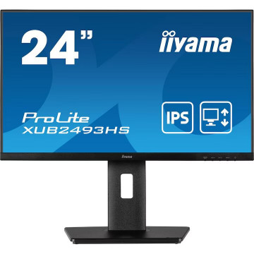 Monitor Refurbished IPS LED Hand Iiyama XUB2493HS Full HD 1920 x 1080, HDMI, DisplayPort  Monitoare Refurbished 1