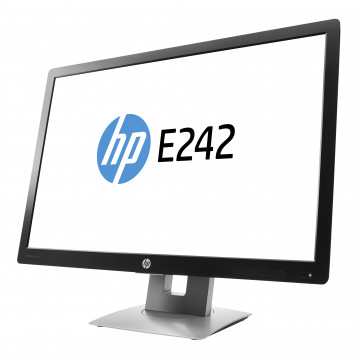 Monitor Second Hand HP EliteDisplay E242, 24 Inch IPS, 1920 x 1200, VGA, Display Port, HDMI, USB Monitoare Second Hand