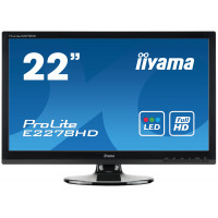 Monitor Refurbished Iiyama E2278HD, 22 Inch Full HD TN, VGA, DVI