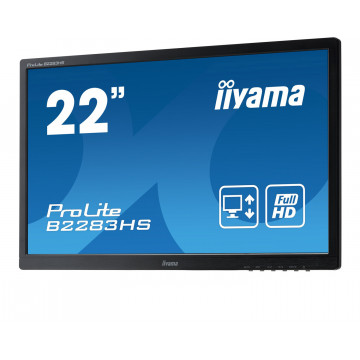 Monitor Iiyama B2283HS, 22 Inch Full HD LED, VGA, HDMI, Display Port, Fara picior, Second Hand Monitoare cu Pret Redus