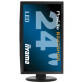 Monitor LED iiYama ProLite B2475HDS, 24 Inch Full HD, VGA, DVI, HDMI, Fara Picior, Second Hand Monitoare Second Hand