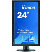 Monitor LED iiYama ProLite B2480HS, 24 Inch Full HD, VGA, DVI, HDMI, Fara Picior, Second Hand Monitoare Second Hand