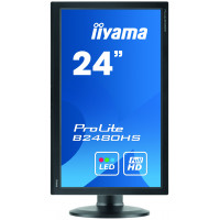Monitor LED iiYama ProLite B2480HS, 24 Inch Full HD, VGA, DVI, HDMI, Fara Picior