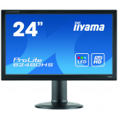 Monitoare 23 - 24 Inch - Monitor Second Hand iiYama ProLite B2480HS, 24 Inch Full HD LED, VGA, DVI, HDMI, Grad A-, Monitoare Monitoare Ieftine Monitoare 23 - 24 Inch