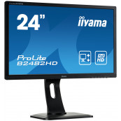 Monitor Second Hand Iiyama B2482HD, 24 Inch Full HD TN, VGA, DVI Monitoare Second Hand