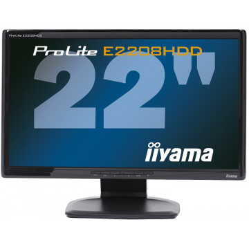 Monitor iiyama E2208HDD, 22 Inch Full HD, VGA, DVI, Grad A-, Second Hand Monitoare cu Pret Redus
