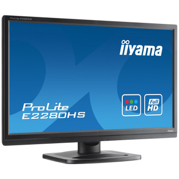 Monitor Second Hand Iiyama E2280HS, 22 Inch Full HD TN, VGA, DVI, HDMI Monitoare Second Hand 1