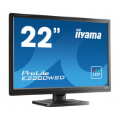 Monitor Second Hand Iiyama E2280WSD, 22 Inch LED, 1680 x 1050, VGA, DVI Monitoare Second Hand
