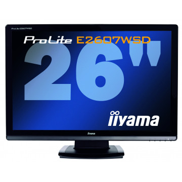 Monitor Iiyama E2607WSD, 26 Inch TN, 1920 x 1200, VGA, DVI, Second Hand Monitoare Second Hand
