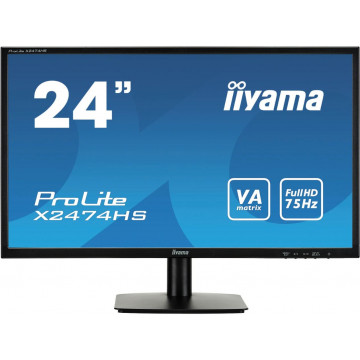 Monitor Second Hand Iiyama x2474HS, 24 Inch Full HD VA, VGA, HDMI, DisplayPort Monitoare Second Hand 1