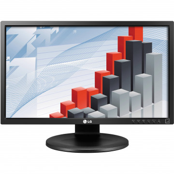 Monitor IPS LED LG 24MB35PY-B, 24 Inch Full HD, VGA, DVI, Second Hand Monitoare Second Hand