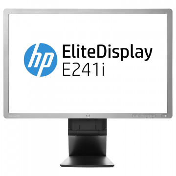Monitor HP EliteDisplay E241i, 24 Inch Full HD IPS LED, VGA, DVI, USB, Fara Picior, Second Hand Monitoare cu Pret Redus
