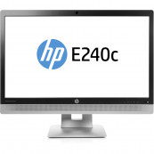 Monitoare 24 Inch - Monitor HP Second Hand EliteDisplay E240C LED IPS Full HD, 24 Inch, VGA, HDMI, USB, Webcam, Monitoare Monitoare Second Hand Monitoare 24 Inch