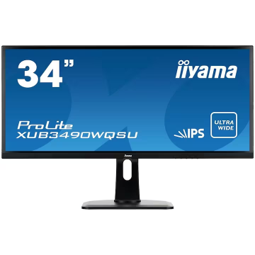 Monitor Second Hand iiyama XUB3490WQSU , 34 Inch AH-IPS , 3440 x 1440 UWQHD , HDMI , DISPLAYPORT  1