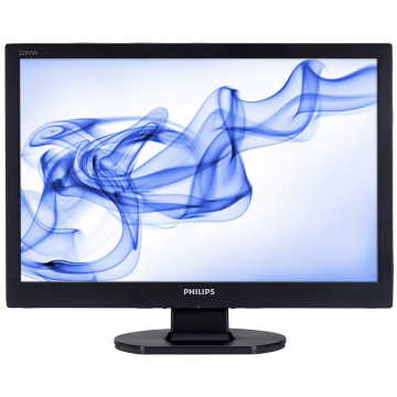 Monitor PHILIPS 220VW, 22 Inch LCD, 1680 x 1050, VGA, DVI, Second Hand Monitoare Second Hand