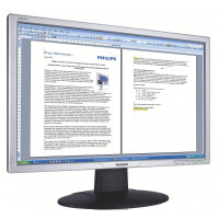 Monitor Refurbished Philips 220AW, 22 Inch LCD, 1680 x 1050, VGA, DVI