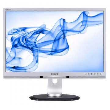 Monitor PHILIPS 225P1, 22 Inch LCD, 1680 x 1050, VGA, DVI, USB, Fara picior, Second Hand Monitoare cu Pret Redus