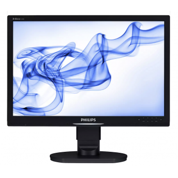 Monitor Second Hand PHILIPS 240B1, 24 Inch LCD, 1920 x 1200​, VGA, DVI, USB, Widescreen Monitoare Second Hand