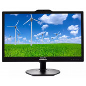 Monitor Second Hand PHILIPS P221S6Q, 21.5 Inch Full HD IPS LED, VGA, DVI, Display Port, Webcam