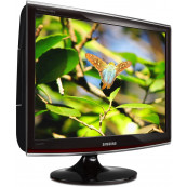 Monitor Samsung SyncMaster T240, 24 Inch LCD, 1920 x 1200, VGA, DVI, HDMI, Fara Picior, Grad B, Second Hand Monitoare cu Pret Redus