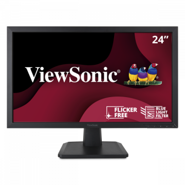 Monitor VIEWSONIC VA2452, 24 Inch Full HD MVA, VGA, DVI, DisplayPort, Grad A-, Second Hand Monitoare cu Pret Redus 1