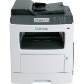 Multifunctionala Laser Monocrom Lexmark MX417de, A4, 38ppm, 1200 x 1200 dpi, Copiator, Scanner, Fax, USB, Retea, Second Hand Imprimante Second Hand