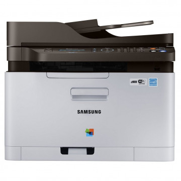 Multifunctionala Laser Color Samsung Xpress SL-C480FW, A4, 19ppm, 2400 x 600 dpi, Copiator, Scaner, Fax, USB, Retea, Wireless, Second Hand Imprimante Second Hand