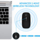 Mouse Nou ABL-M3, 1600dpi, 4 Butoane, Negru, Wireless, USB-A + USB-C Reciever Periferice 7