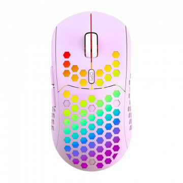 Mouse Nou IBLANCOD BL110, 3200dpi, 5 Butoane, RGB, Violet, Wireless Periferice 1