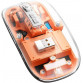 Mouse Nou M133, 2400dpi, 5 Butoane, Indicator Nivel Baterie, Transparent, Portocaliu, Wireless + Bluetooth Periferice 6