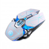Periferice - Mouse Nou pentru Gaming, Guijiao G3OS, 3200dpi, 7 Butoane, RGB, Alb, Cu Fir, Componente & Accesorii Periferice
