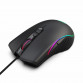 Mouse Nou pentru Gaming, HXSJ A867, 6400dpi, 7 Butoane, RGB, Negru, Cu Fir Periferice 3