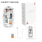 Mouse Nou M233 - Wireless și Bluetooth, 1600dpi 3