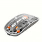 Mouse Nou M233, 1600dpi, 5 Butoane, Indicator Nivel Baterie, Transparent, Gri, Wireless + Bluetooth Periferice 4