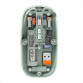 Mouse Nou M233, 1600dpi, 5 Butoane, Indicator Nivel Baterie, Transparent, Verde, Wireless + Bluetooth Periferice