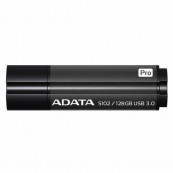Stick Memorie USB 3.1 ADATA 128 GB, Cu capac, Carcasa Aluminiu, Negru Periferice