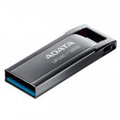 Periferice - Memorie USB 3.2 ADATA 128GB, Negru, Metalic, Componente & Accesorii Periferice