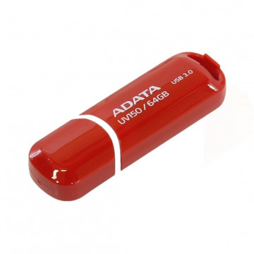 Memorie USB 3.2 ADATA 64 GB, Cu capac, Rosu, Carcasa plastic Periferice