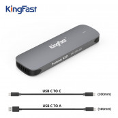 SSD-uri externe - SSD Portabil KingFast 240GB, NVMe, USB 3.2 Gen 2, Componente & Accesorii Periferice SSD-uri externe