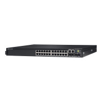 Switch Refurbished Dell EMC N3224T-ON,  Layer 3, 24x RJ45 10/100/1000Mb auto-sensing ports, 4x 10G SFP+ ports, 2X 100G QSFP28 ports, 1x 550W AC PSU included